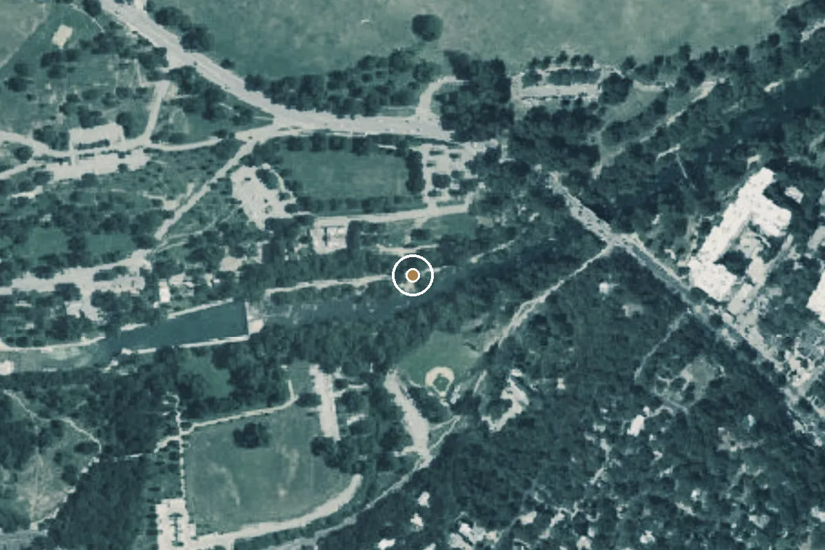 Aerial view of Zilker Metropolitan Park Boat Ramp